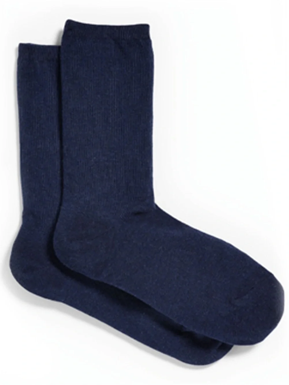 Talbots Indigo Heather & Navy Trouser Socks ~ Three Pairs Total